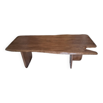 Solid oak coffee table