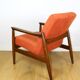 GFM-64 armchair, design by Edmund Homa from the 70s, terracotta brick