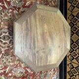 Art deco period pedestal table in solid mahogany