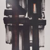 Pierre SOULAGES: Lithograph no. 2, 1957 - Original signed poster