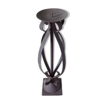 Wrought iron candlestick