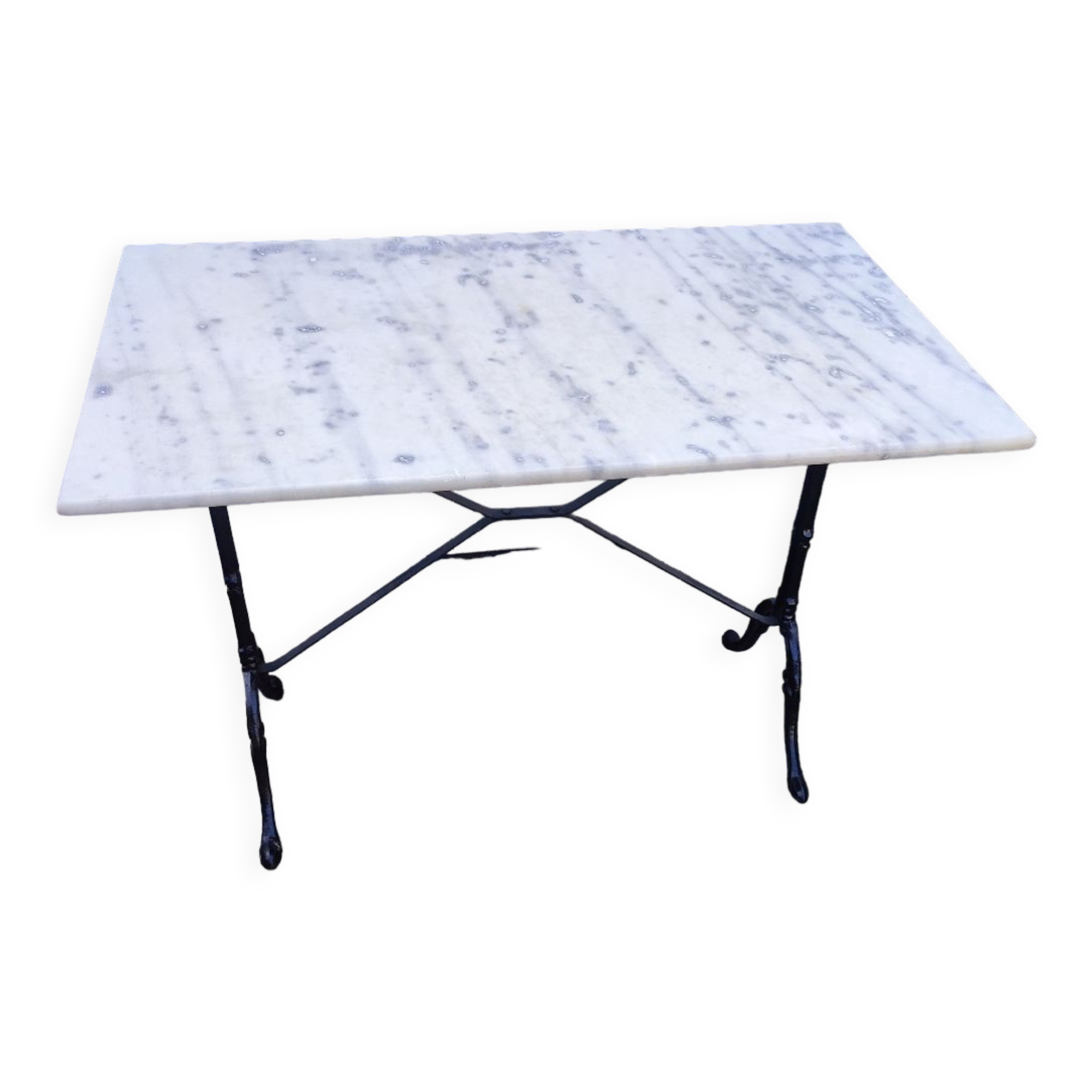Table café bistro marble stone