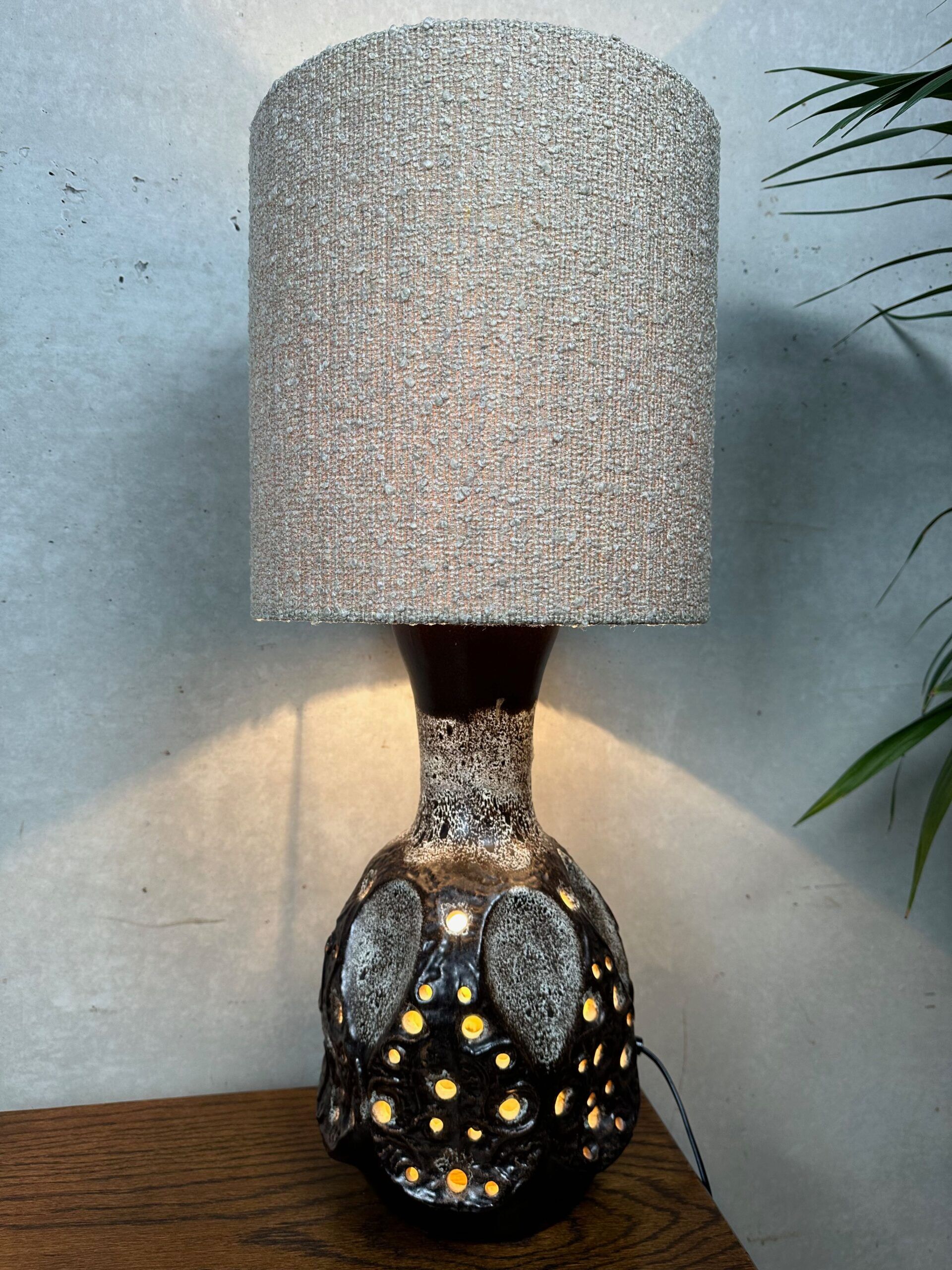 Vintage Fat Lava table lamp – ceramic