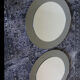 Deux miroirs rond  en verre Italie 70cm