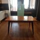 Table with extensions compass legs
