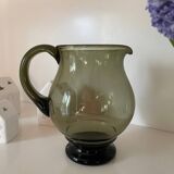 Smoked glass carafe