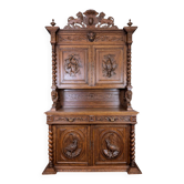 Important two-body buffet – Solid oak – Character piece