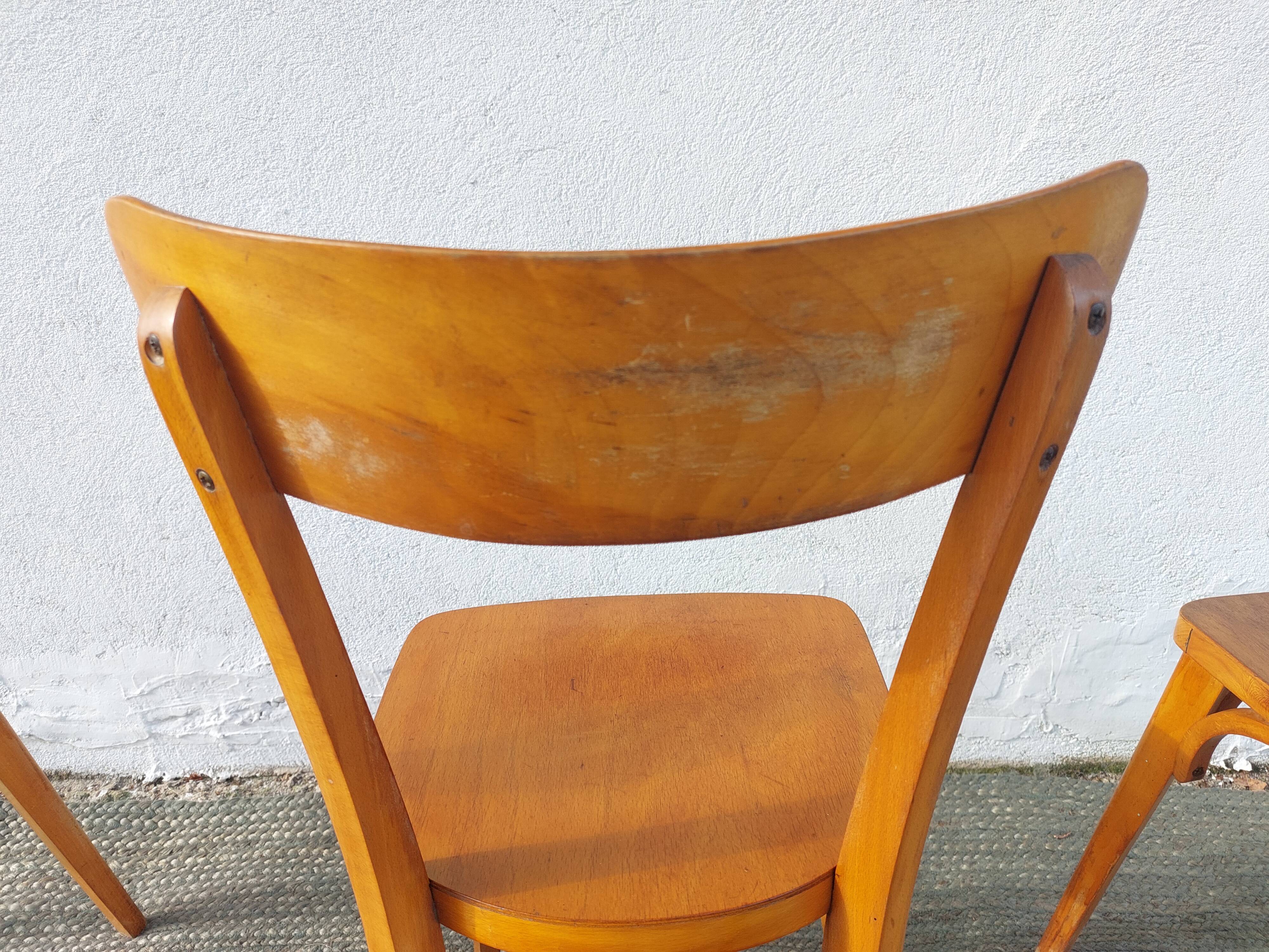 6 chaises bistrot Luterma, vintage