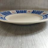 Plat en faïence ancienne K&G Lunéville "Gérardmer"