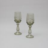 Roemer wine glasses by Josed & Eva Flek, Novy Bor Czechoslovakia.