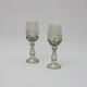 Roemer wine glasses by Josed & Eva Flek, Novy Bor Czechoslovakia.
