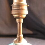 Duck blue glazed ceramic lamp base