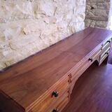 Solid walnut graduated desk