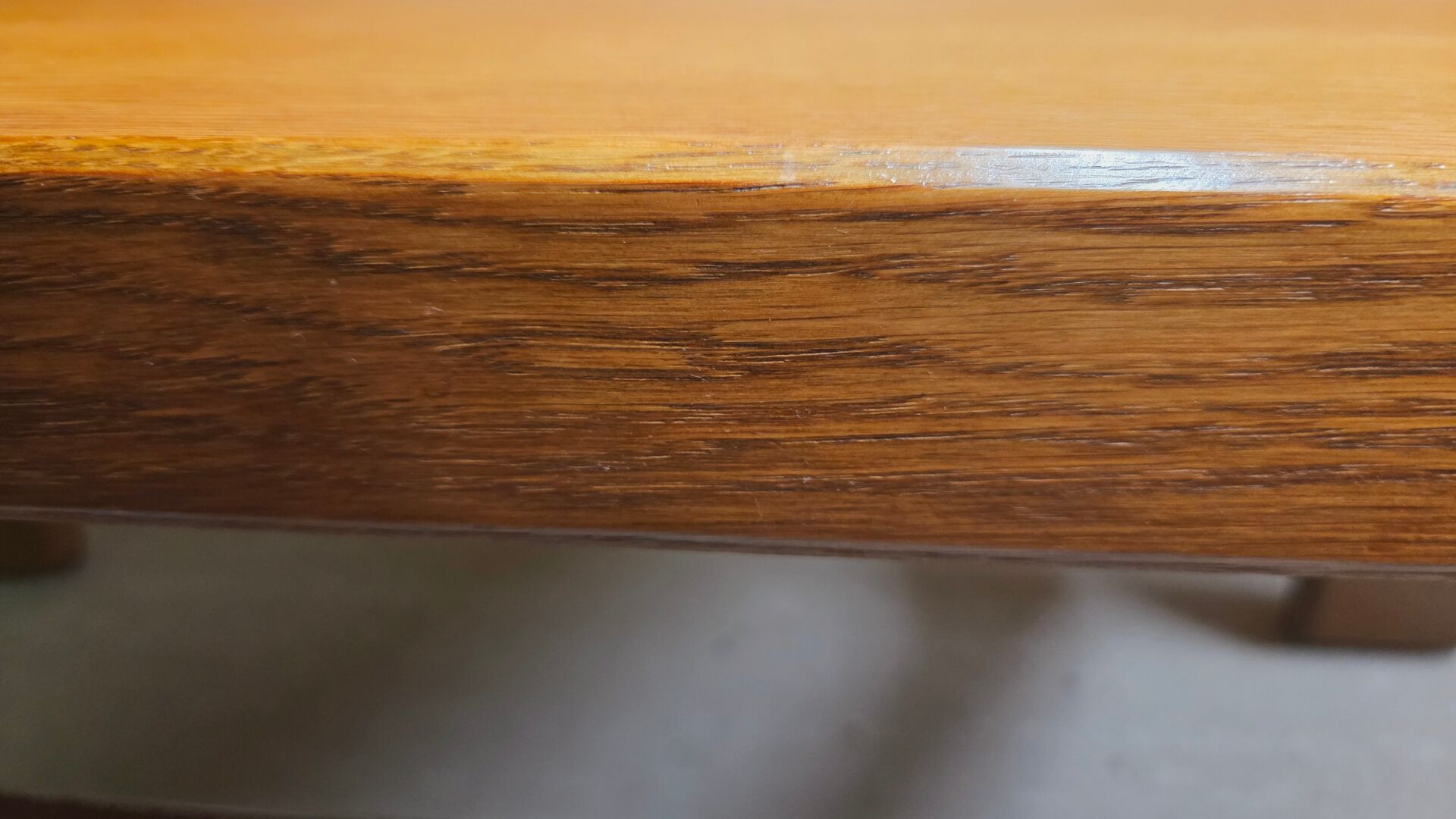 Brutalist coffee table oak 1970 vintage