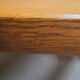 Brutalist coffee table oak 1970 vintage