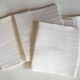 set of 6 19th damask linen napkins embroidered to a fish
