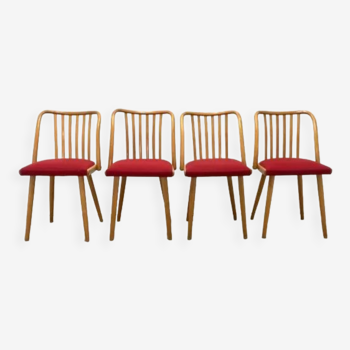 Set 4 design chairs Antonin Šuman by Mier, Czech Vintage 1960s