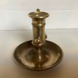 Brass cellar rat candle holder with its fly