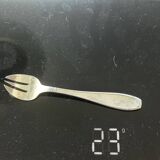 6 fourchettes à Huîtres période Art-Deco 1930 - argent massif initiales YD