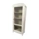 Armoire une porte grillagée en partie haute et verre en partie basse