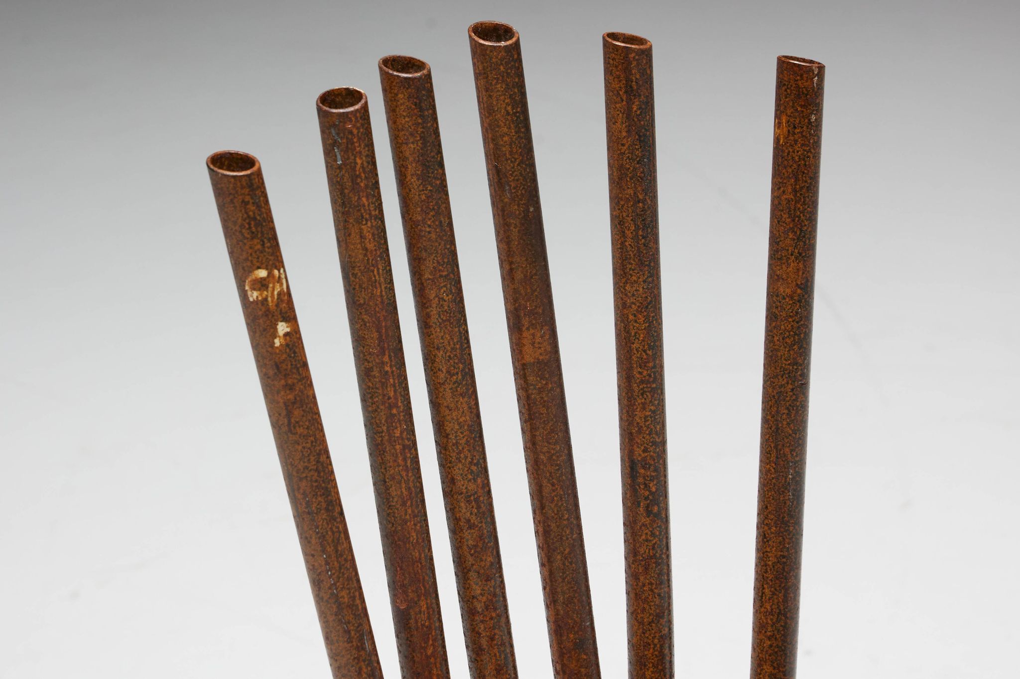 Industrial Wabi Sabi Primitive Chairs, France, 1950s