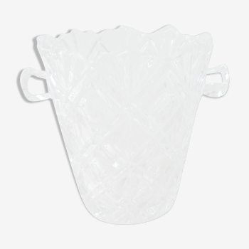 Cut glass ice bucket