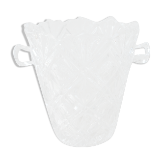 Cut glass ice bucket