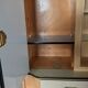 Modernist buffet in almond green & vermilion red 50