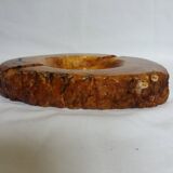 Caramel ocher alabaster ashtray Romano Bianchi Italy