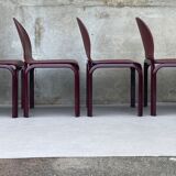 6 chairs by Gae Aulenti for Knoll