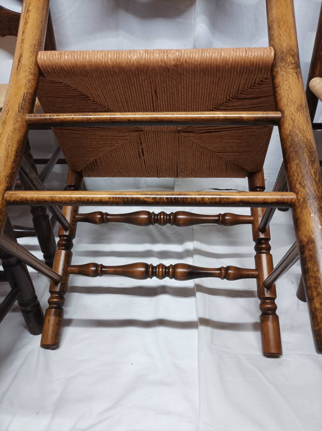 Lot de 6 chaises en bois Vintage