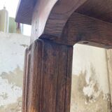 Solid oak farmhouse table 185cm