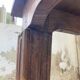 Solid oak farmhouse table 185cm