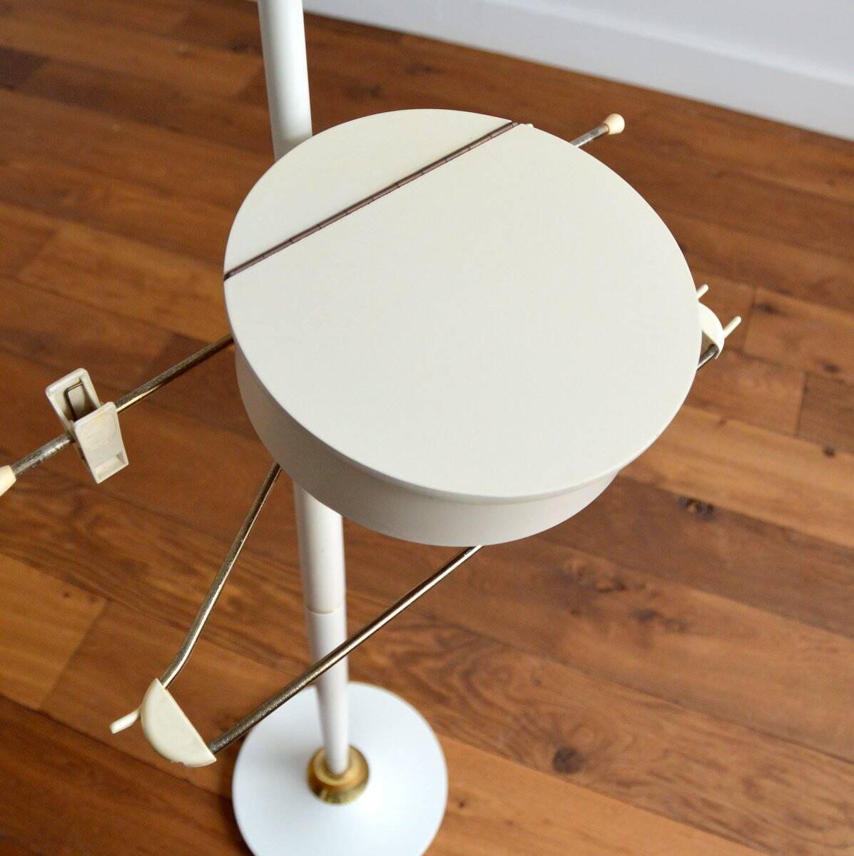 Valet / clothes rack with jewelry box 1960s