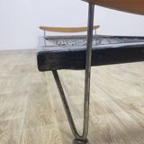 Bed, designed by Fred Ruf for Wohnbedarf, Switzerland, 1950s.No.2