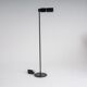 Lampe sur pied Haloprofil 878HR par Viktor Frauenknecht pour Swiss Lamps en noir