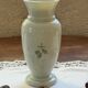 Pair of 19th century opaline glass vases signed
