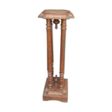 Old wooden saddle, 4 columns, chiseled,