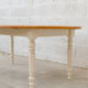 Oval marquetry table – solid wood