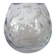 Vase boule modèle Cluny en cristal par Christofle