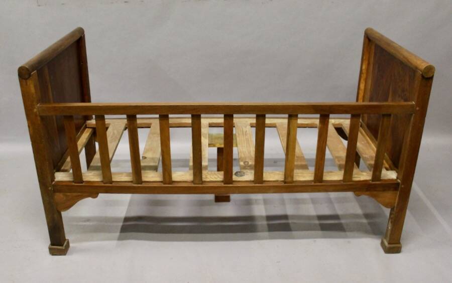 Louis Philippe walnut children's bed