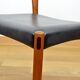 4 chaises danoises en teck par Jacob Hermann pour Randers Mobelfabrik