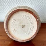 West Germany graphic ceramic vase, circa 1970