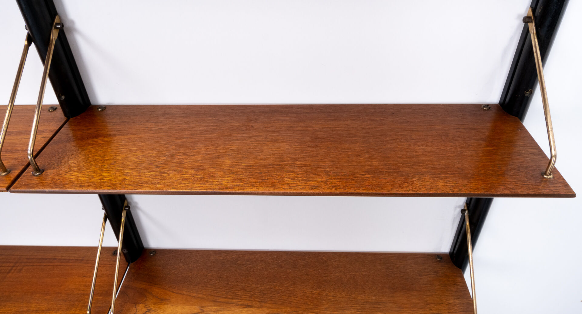 Louis Van Teeffelen Teak Wall Unit for Wébé, 1960s