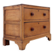 Commode rustique avec deux tiroirs et pieds sculptés - 1930