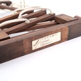 Applique extensible en bois par Translandia, années 70