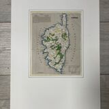 Carte ancienne de la Corse