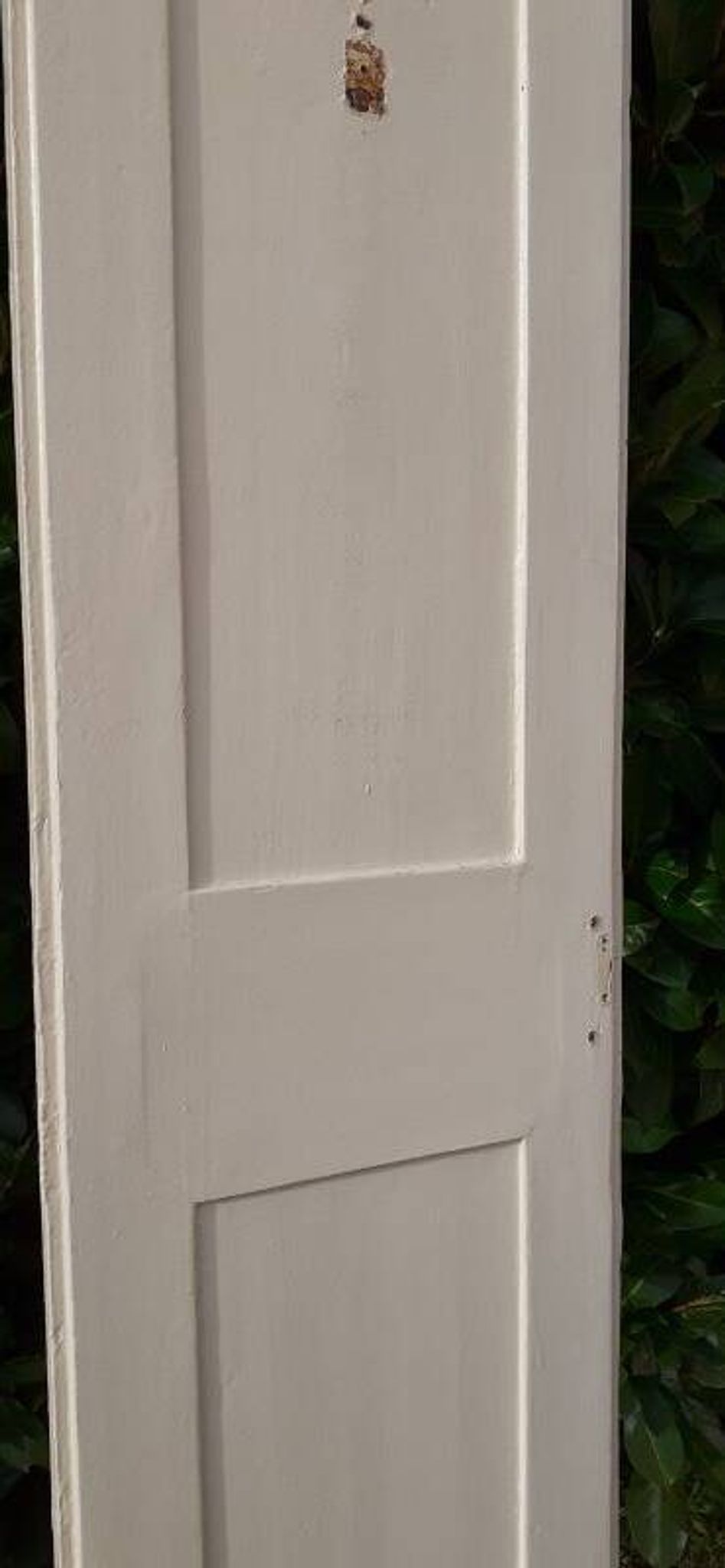Porte h220x42cm étroite de placard ancienne panneautée moulurée