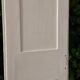 Porte h220x42cm étroite de placard ancienne panneautée moulurée