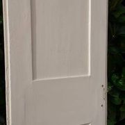 Porte h220x42cm étroite de placard ancienne panneautée moulurée